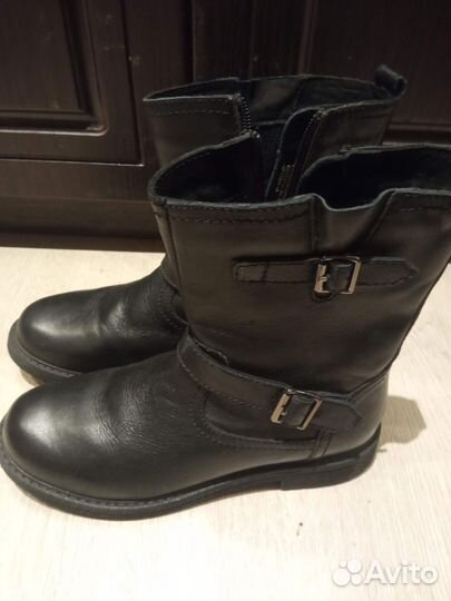 Сапоги утепленные натуральная кожа р-р 36