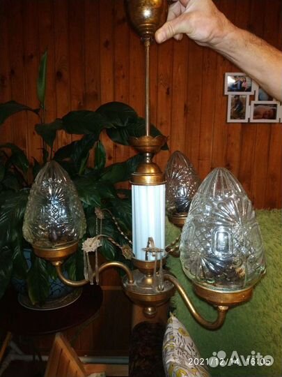 Люстра сталинский ампир винтаж плафоны шишки