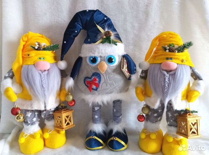 Новогодние игрушки. Гномы