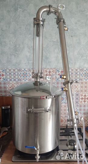 Самогонный аппарат/Ректификационная колонна+куб 37