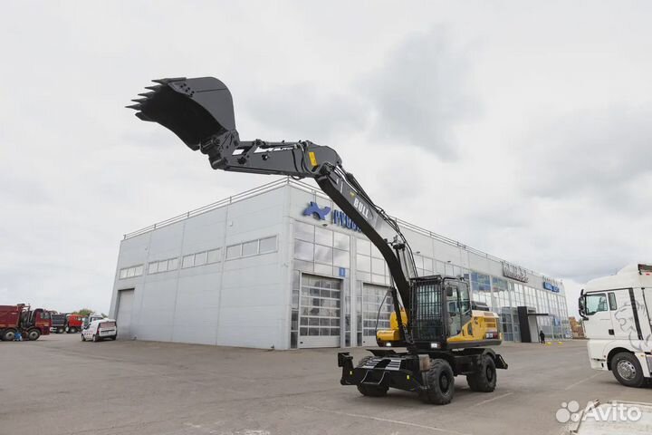 Колёсный экскаватор Bull EW210 Plus, 2024