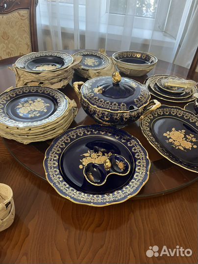 Столовый и чайный сервиз Cobalt 