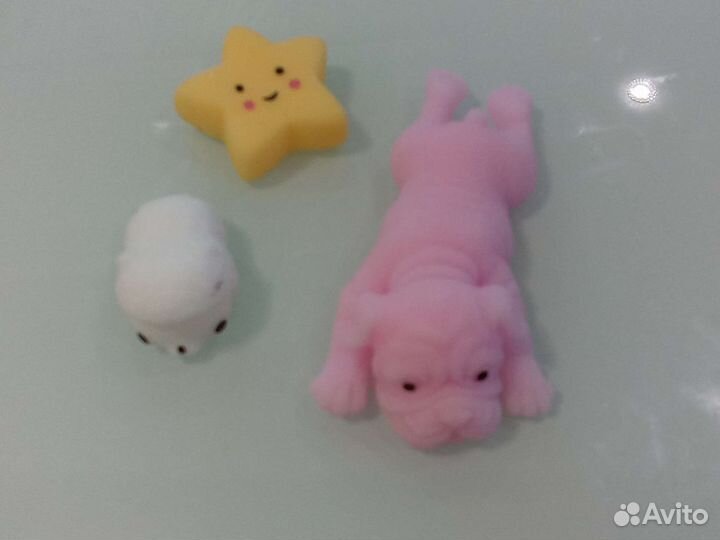 Сквиши новые. Цена за все. Собака