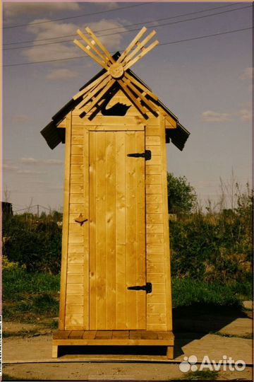 Дачный туалет с кошкой OXR