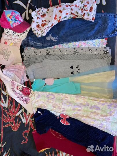 Вещи пакетом на девочку 110-116