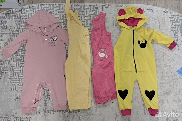 Огромный пакет вещей для девочки 74 80 +