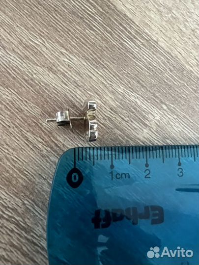 Сережка tous серебро 1 шт