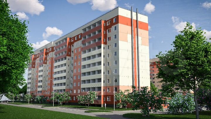 3-к. квартира, 69,9 м², 10/10 эт.