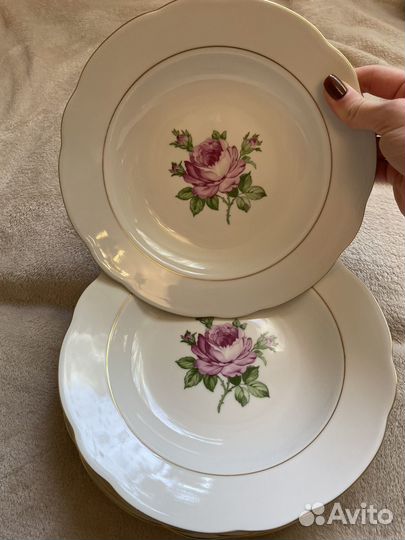 Тарелки фарфор ГДР (немецкий)