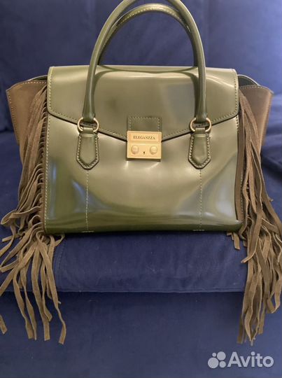 Сумка бренд Eleganzza натуральная кожа новая