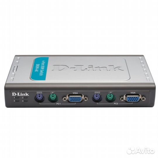 Переключатель D-Link dkvm-4K PS/2/VGA, 4-х портовы