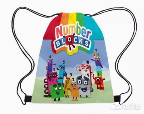 Numberblocks Мешок для обуви (2 вида)