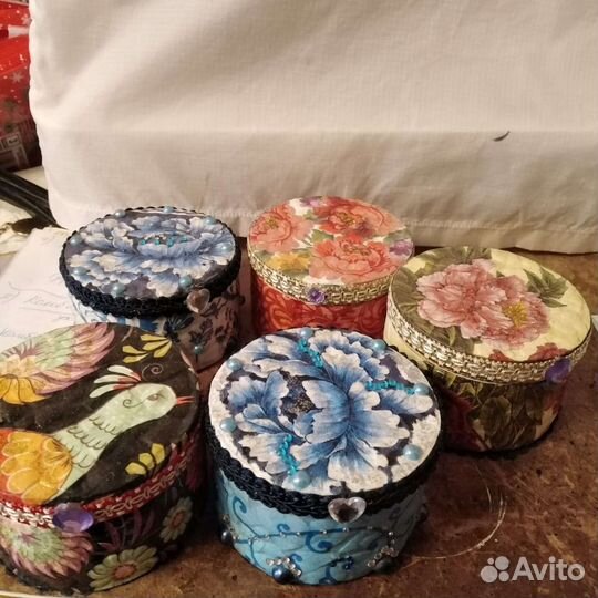 Коробка подарочная новогодняя шкатулка