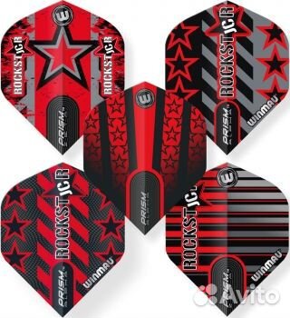 Набор из 5-ти комплектов оперений Winmau Prism