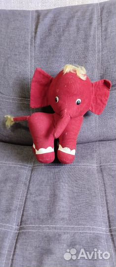 Игрушка СССР Слоник Слон Ленигрушка 70 года