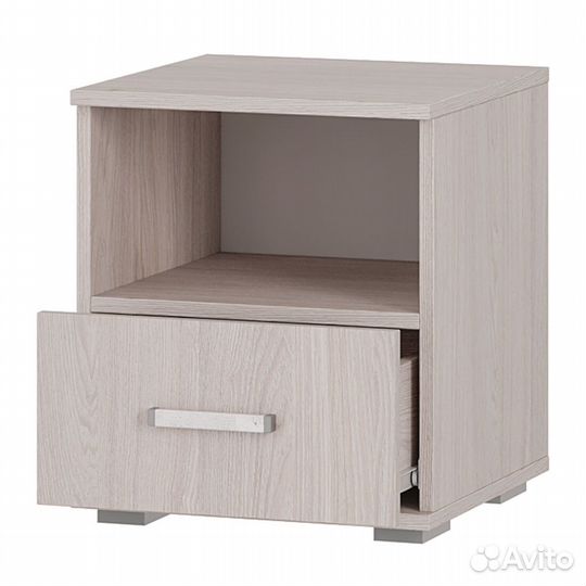 Прикроватная тумба Белла тб-11 ясень белый