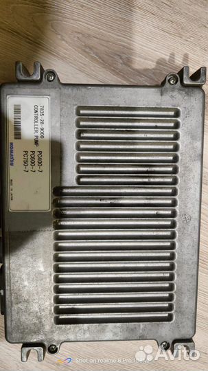 Блок управления двигателем komatsu pc400-7