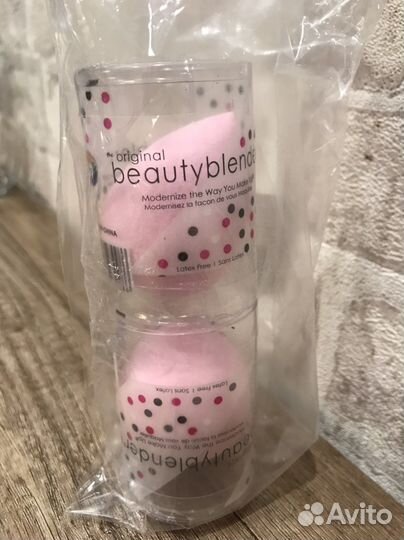 Набор 2шт спонж для макияжа