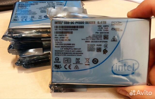 Серверный диск Intel ssd DC P4600 6.4TB U2 NVMe