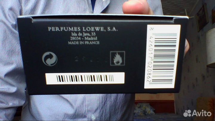 Т.вода Solo Loewe pour homme, 50 мл, Франция