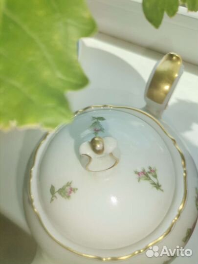 Чайник заварочный фарфор Розы