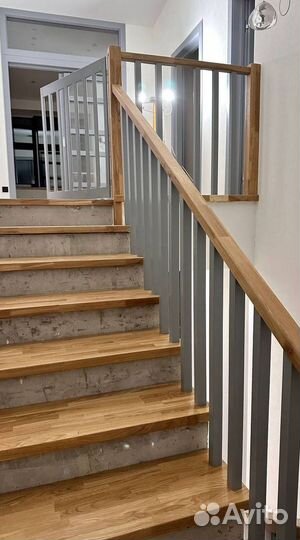 Лестница П-обpaзная