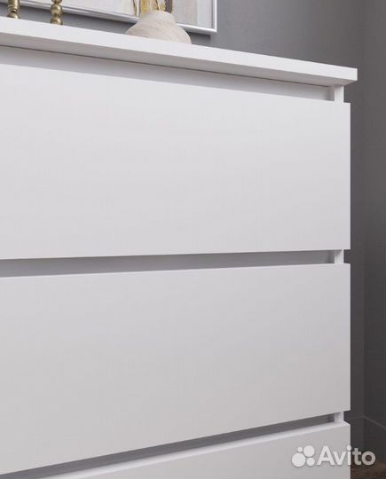 Комод белый стиль IKEA Мори 800.1