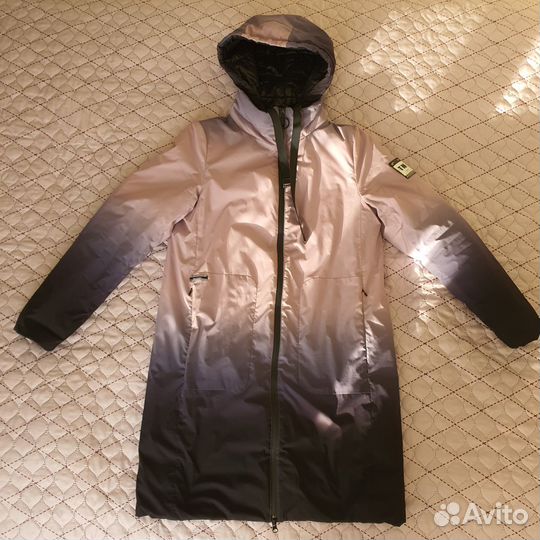 Куртка утепленная женская с капюшоном 46 размер