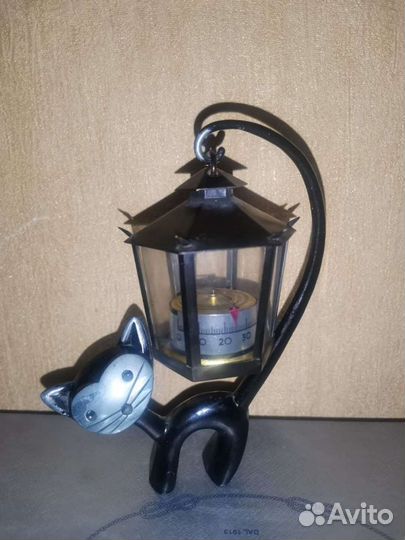 Сувенир СССР кот с термометром