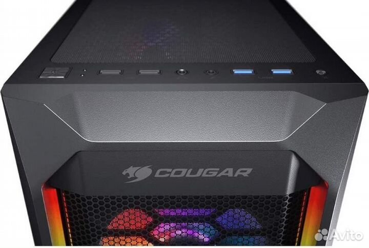 Корпус Cougar MX410 Mesh-G RGB ATX (Новый)