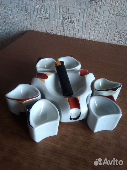 Пепельница,ссср, фаянс,новая,для тёплой компании