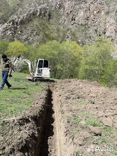 Услуги мини-экскаватора