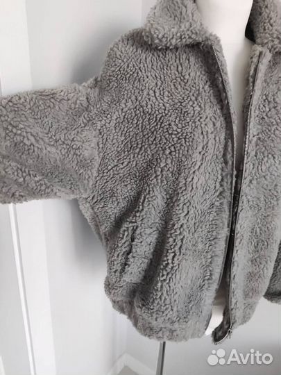 Куртка шерпа Италия оверсайз новая