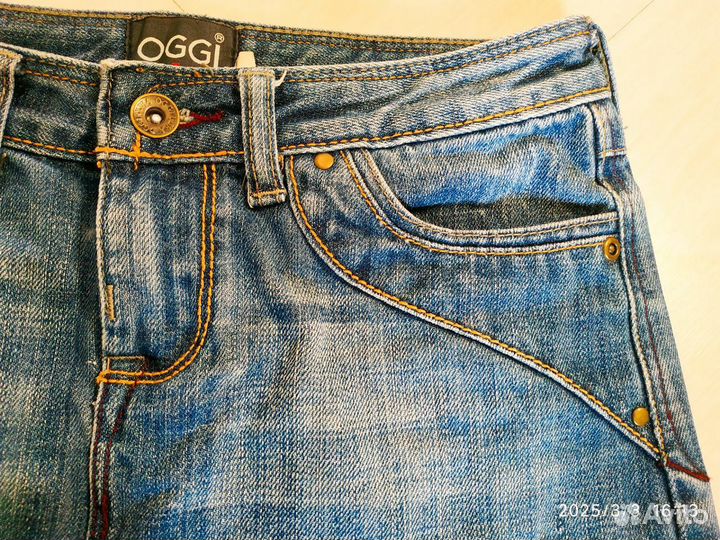 Джинсовая юбка 40р