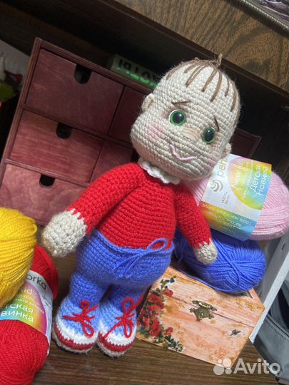 Игрушка связанная в технике амигуруми