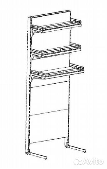 Стеллаж с базой под бонет