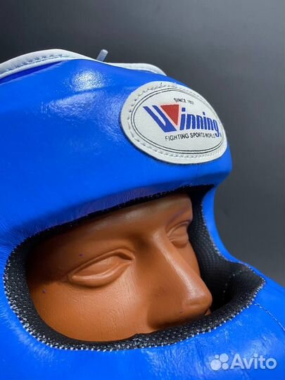 Бамперный Шлем Winning blue