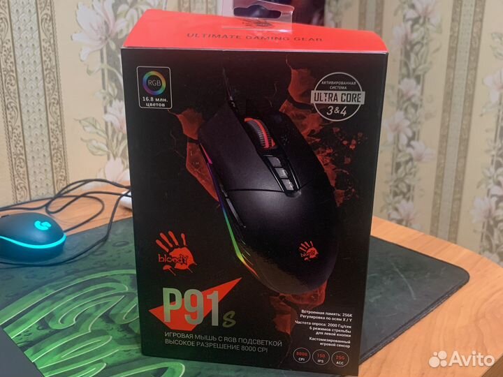 Игровая мышь bloody p91s