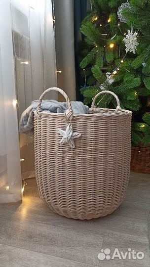 Корзины плетёные из эколозы