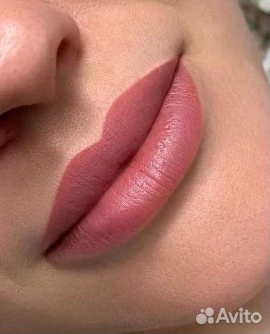 Перманентный макияж татуаж пудровые брови