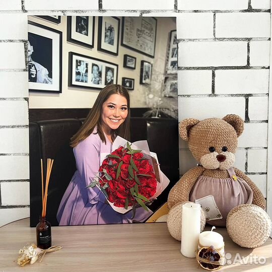 Портрет на холсте по фото