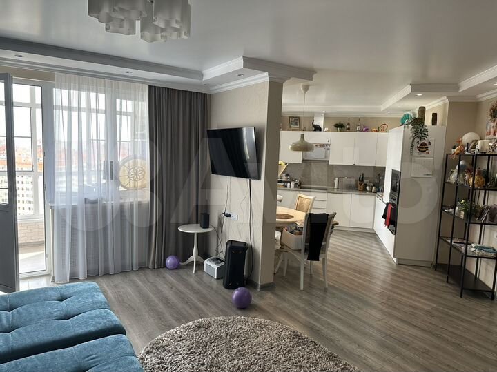 3-к. квартира, 97,4 м², 19/24 эт.