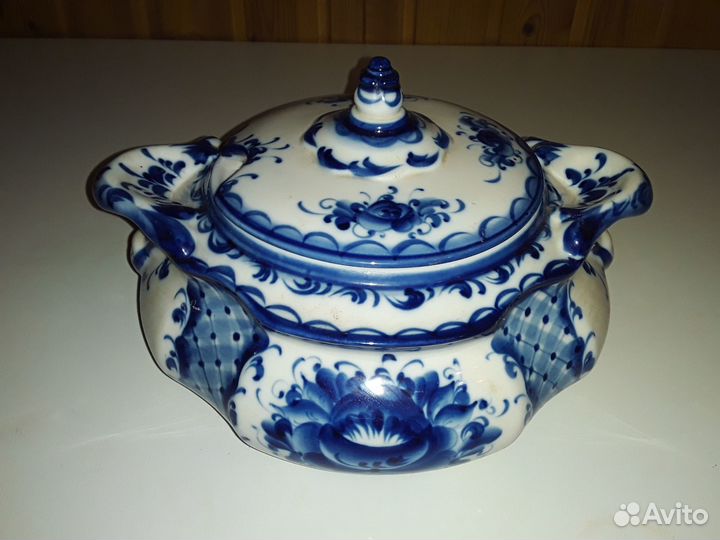 Супница Гжель