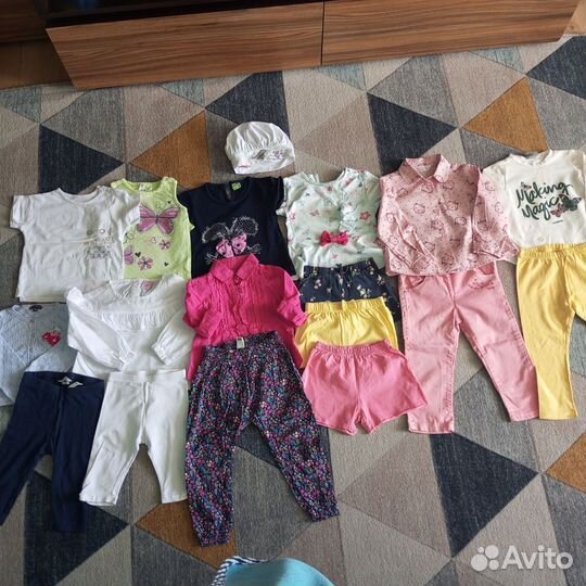 Пакет одежды на девочку р. 86/92