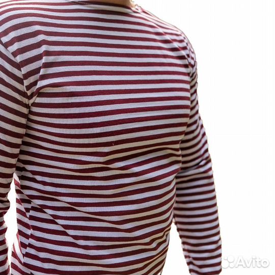 29995 Тельняшка кулирка, хлопок, краповая (Титан-Р