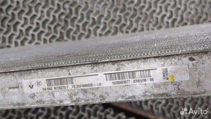 Радиатор охлаждения двигателя Renault Scenic, 2010