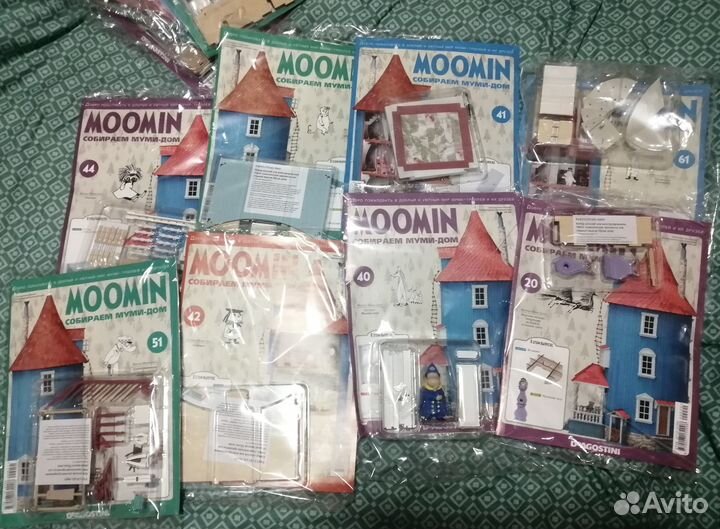 Журналы Муми-дом Deagostini 14-53,58-62,67,68,69