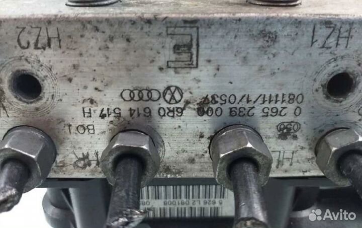 Блок абс, 6R0907379H Seat Ibiza IV (6J,6P) 2008 - 2017 года