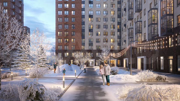 3-к. квартира, 78,4 м², 6/17 эт.