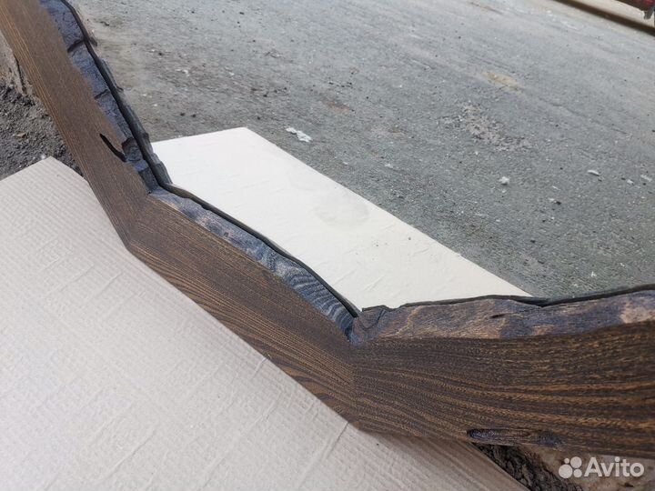 В наличии зеркало из слэба карагача